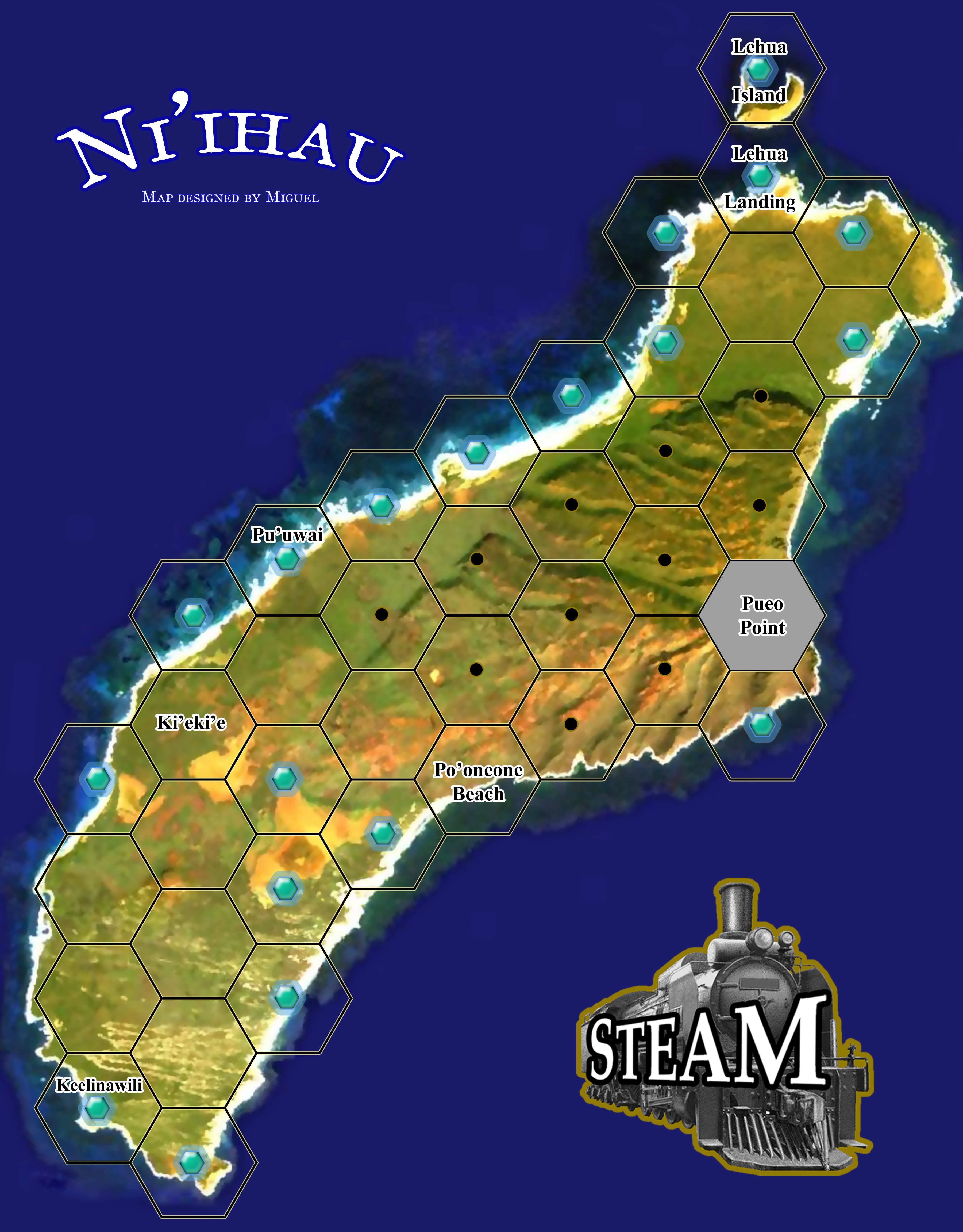 Solitaire Map Expansão Ni'ihau: A Solitaire map for Steam (fan expansion for Steam ...