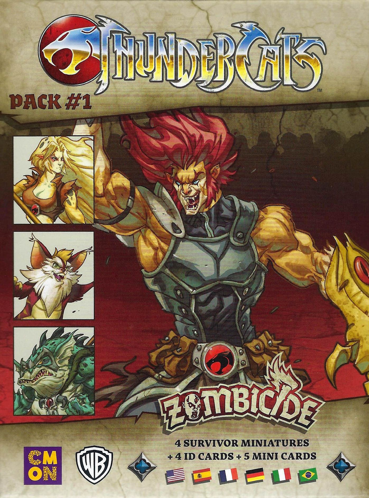 Zombicide: Thundercats Pack 1 – Miniaturas De Los Thundercats | Expansión Para Black Plague O Green Horde | Juego De Mesa En Español